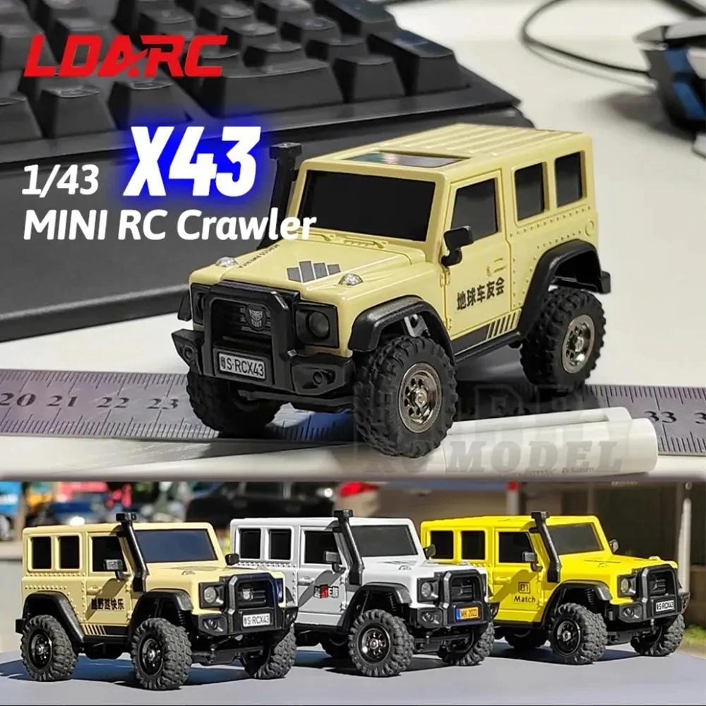 LDARC X43 RTR ũѷ RC ڵ 1/43 ùķ̼ Ǯ Ÿ 4WD  ̴ Ŭ̹ , 峭 ũ ε  ǰ